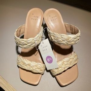 Women's Basil Heels in Tan - A New Day